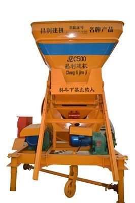 昌利建机JZC500自落式双锥反转出料搅拌机 工业力量的视觉叙事